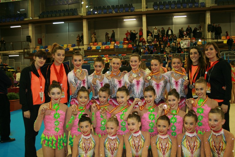 Grandes resultados en la Copa de España de Conjuntos y Campeonato de España de Base